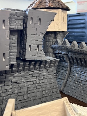 Parts for castle walls