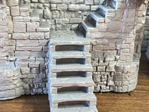 Stairs to walls
