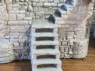 Stairs to walls